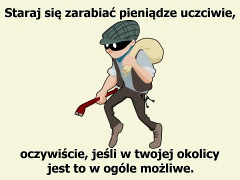 Pieniądze uczciwie zarobione